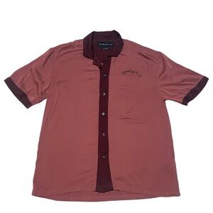 Abercrombie & Fitch 90's Retro‎ Style Brooklyn Button Down Bowling Shirt Small